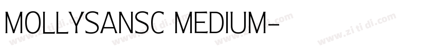 MollySansC Medium字体转换